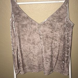 Velvet tank.